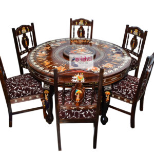 SAIH-Wooden Dining Table-6 Seater